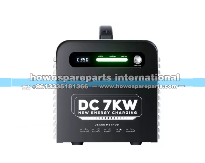,7KW快充直流枪头便携式充电桩移动式DC新能源汽车充电器,济南冠泽卡车配件营销中心