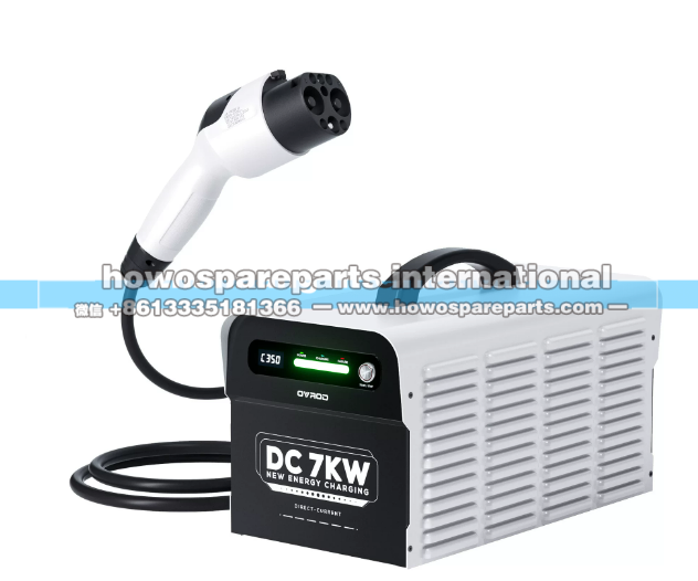 ,7KW快充直流枪头便携式充电桩移动式DC新能源汽车充电器,济南冠泽卡车配件营销中心