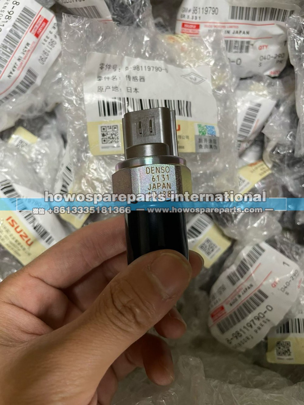 DENSO6131JAPAN10J28 共轨压力传感器