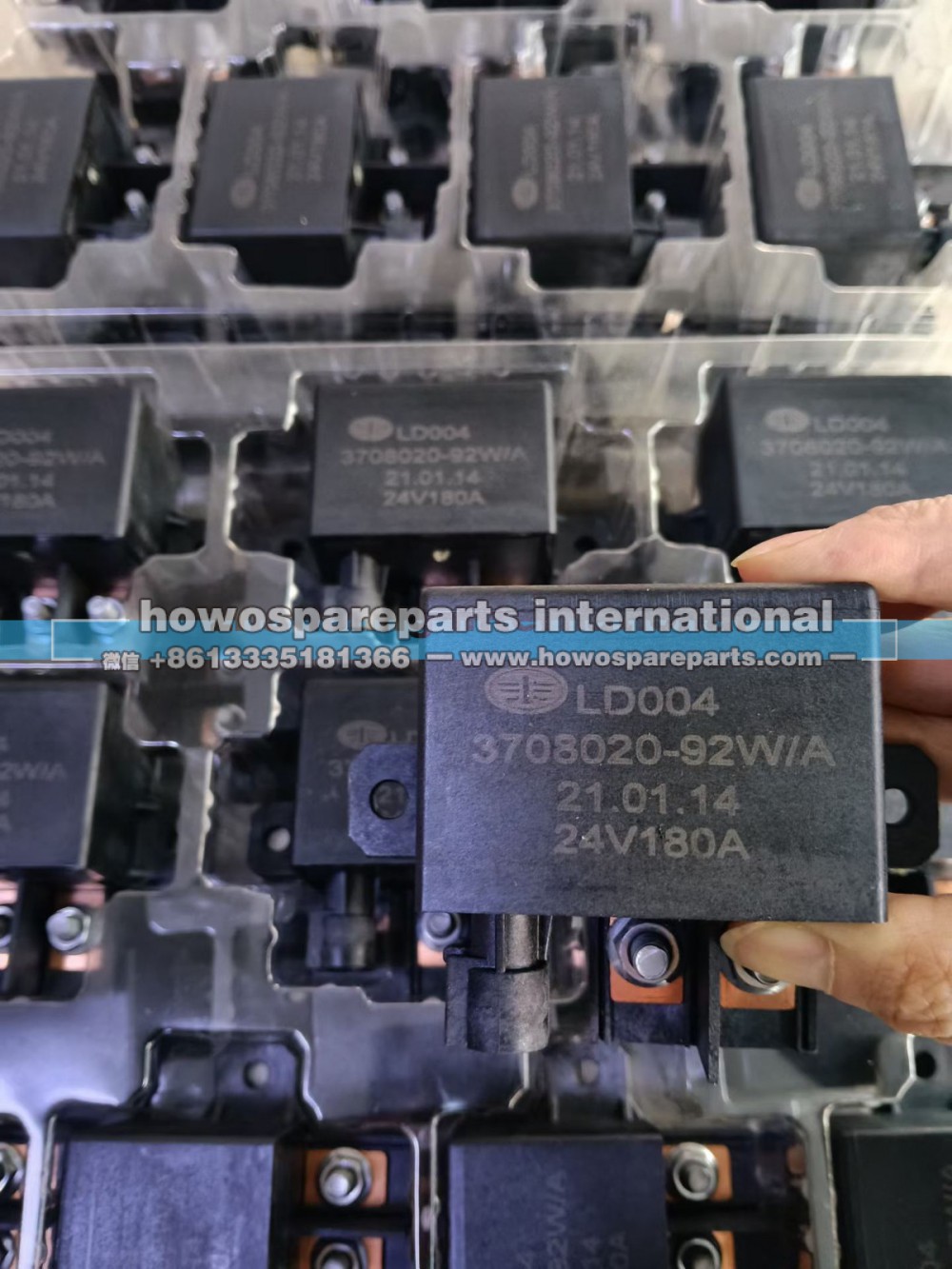 3708020-92WA21.01.14,24V180A FAW继电器,济南冠泽卡车配件营销中心