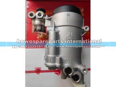 201V12501-7291,重汽MC11发动机 燃油滤清器总成,济南冠泽卡车配件营销中心