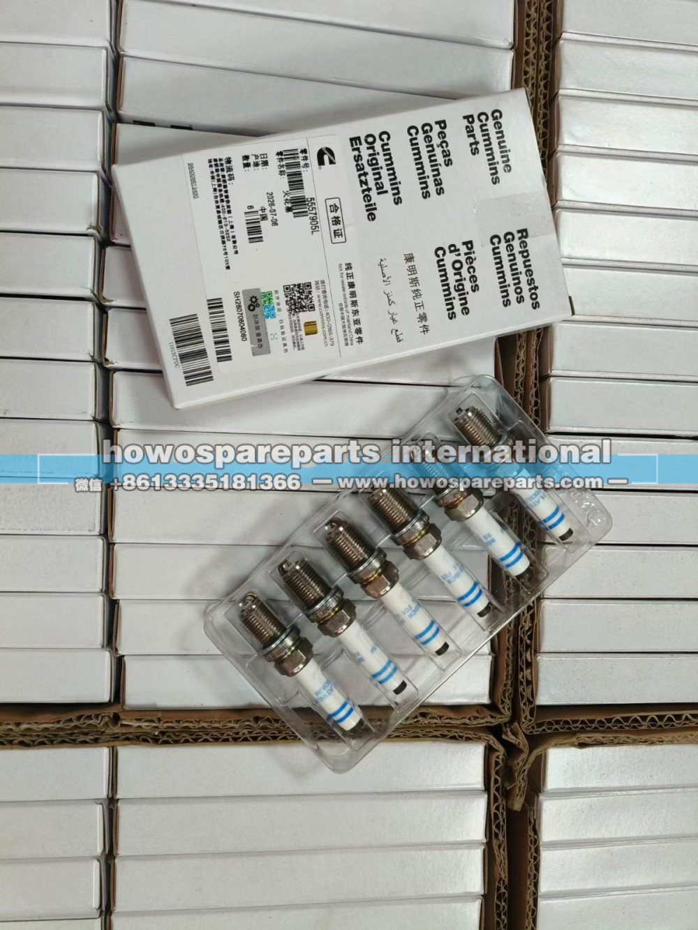5557905L,康明斯火花塞总成,济南冠泽卡车配件营销中心
