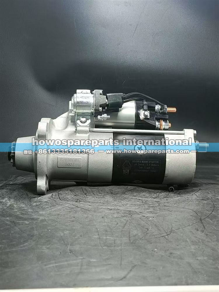 VG1560090001,豪沃371起动机QDJ2810豪沃380起动机总成,济南冠泽卡车配件营销中心