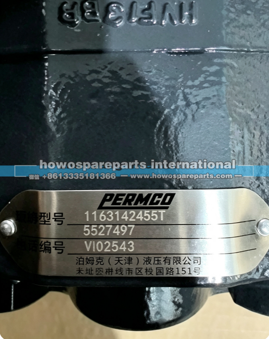 5527497,PERMCO液压泵PERMCO齿轮泵山工660D装载机作泵 装 液压泵 泊姆克液压泵,济南冠泽卡车配件营销中心