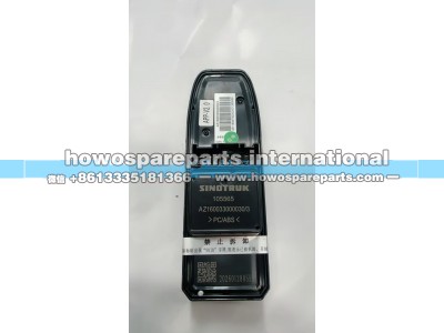 AZ160033000029,重汽HOWOTS7玻璃升降器开关,济南冠泽卡车配件营销中心