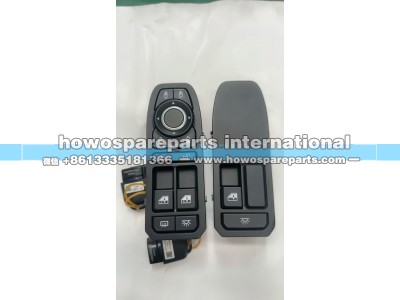 AZ160033000029,重汽HOWOTS7玻璃升降器开关,济南冠泽卡车配件营销中心