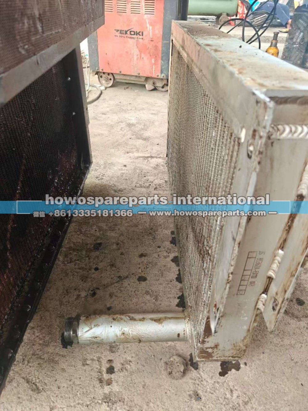 SSR220C-8H,SANY 三一散热器总成B5362A-E0110SANY散热器总成,济南冠泽卡车配件营销中心