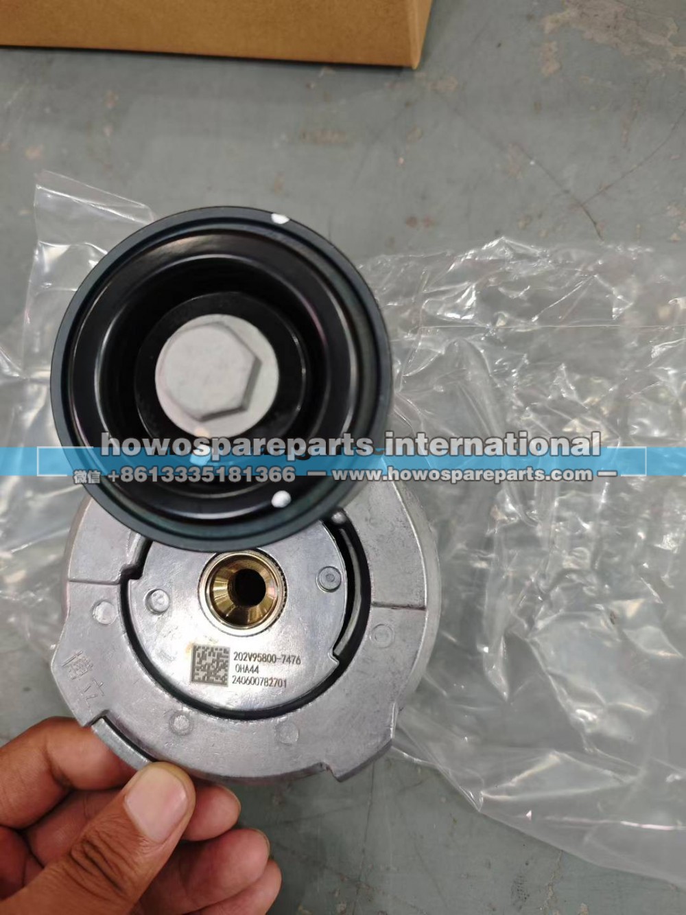 202V95800-7476,自动张紧轮 双排轴承,济南冠泽卡车配件营销中心