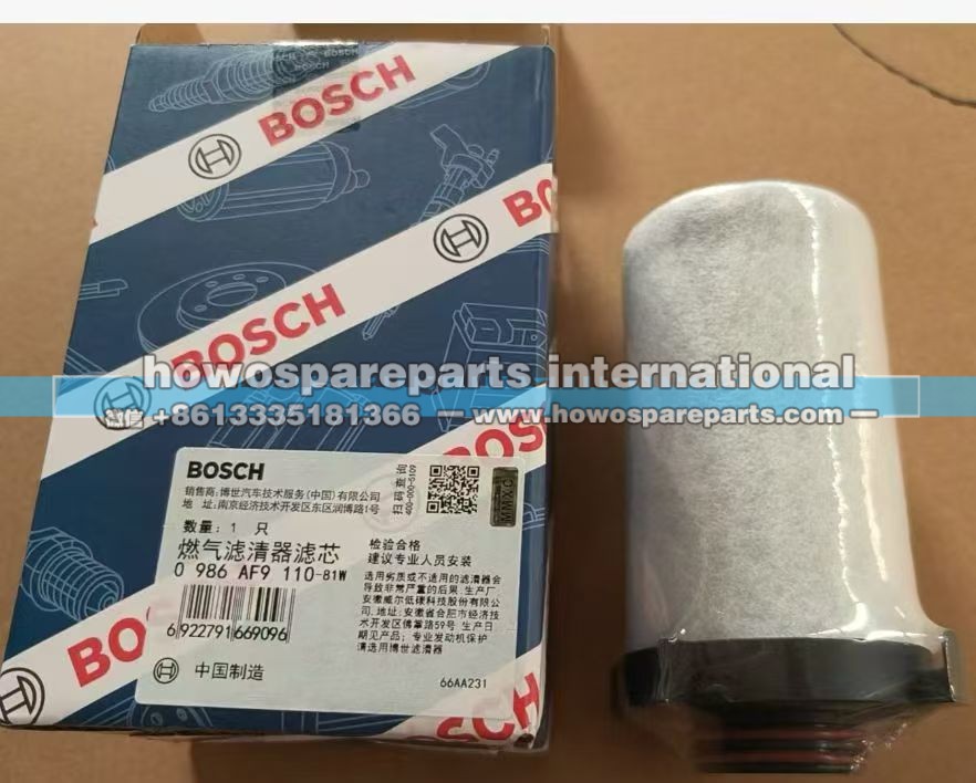 0986AF9110-81W BOSCH燃气滤清器滤芯