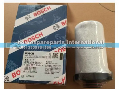 0986AF9110-81W,BOSCH燃气滤清器滤芯,济南冠泽卡车配件营销中心