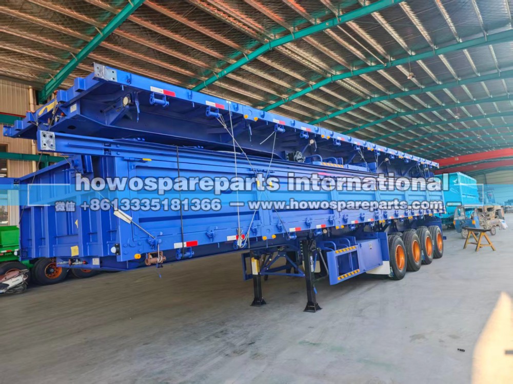 SKS-035,带篷布挂车自卸车,济南冠泽卡车配件营销中心