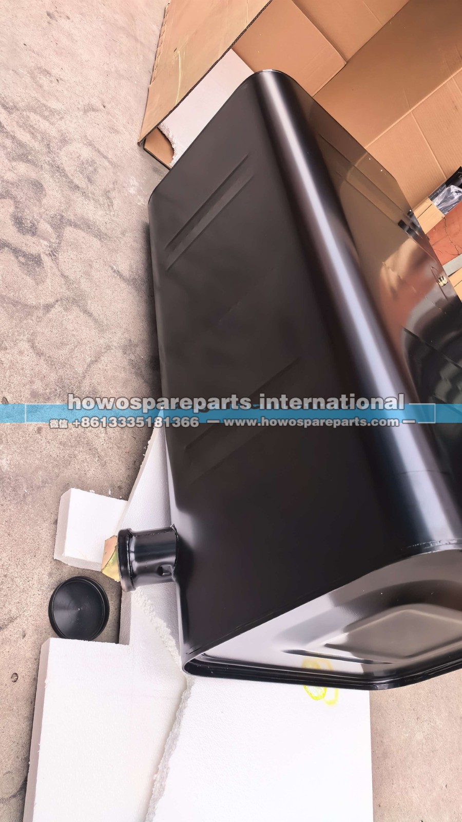 WG9114550042,重汽铁油箱400L油箱,济南冠泽卡车配件营销中心