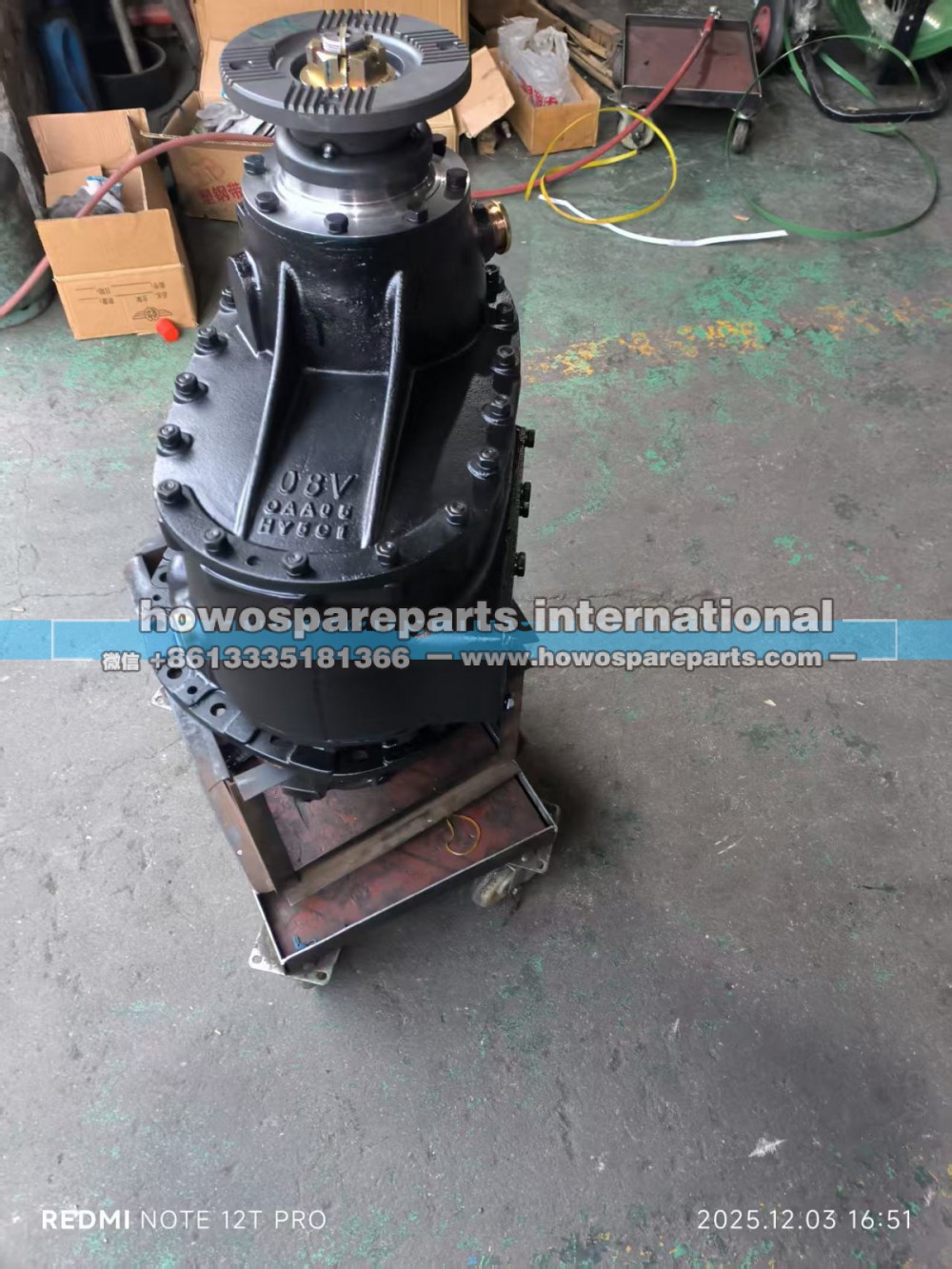 AZ7121320745,重汽码头牵引车中桥减速器总成中桥中段,济南冠泽卡车配件营销中心