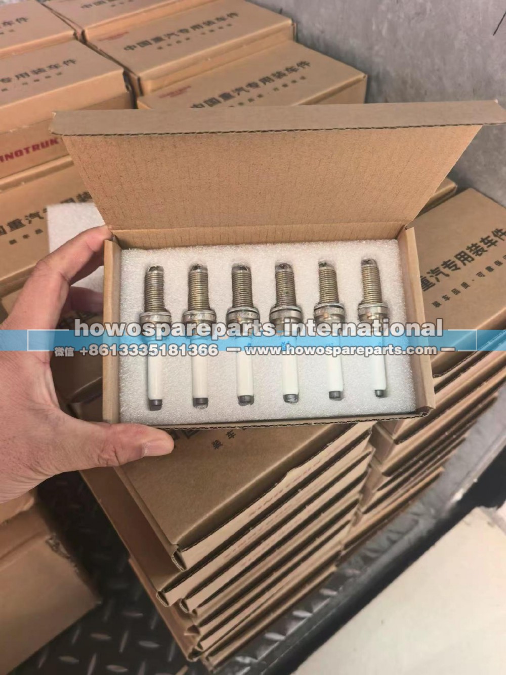 202V25923-0005,重汽国六发动机火花塞,济南冠泽卡车配件营销中心