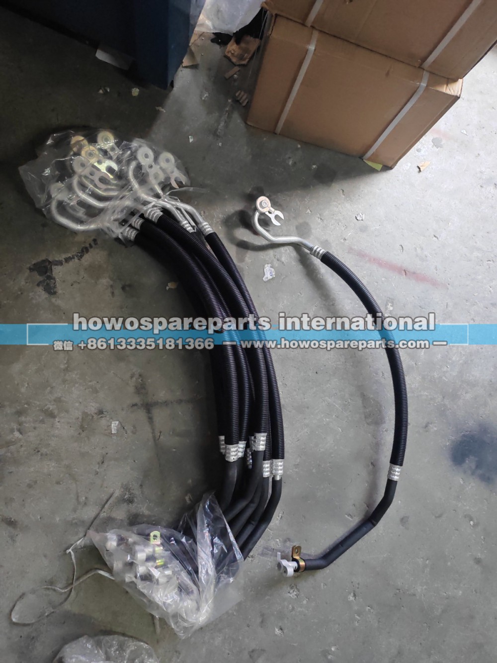 DZ14251845006,压缩机进管(HXWP10) 蒸发器-压缩机管,济南冠泽卡车配件营销中心