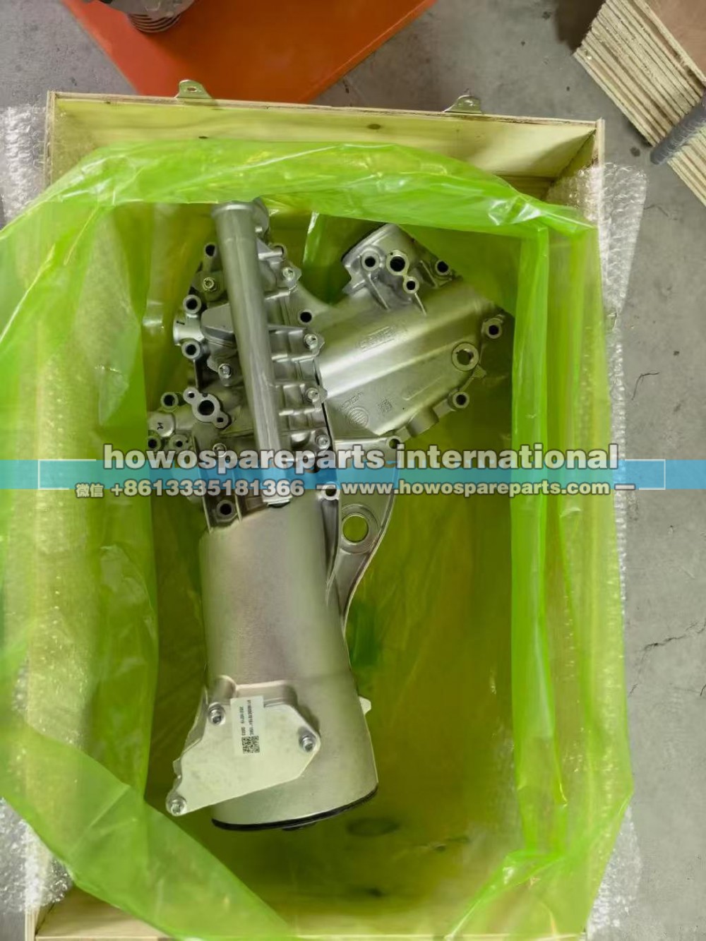 ,潍柴P10H机油冷却器模块总成,济南冠泽卡车配件营销中心