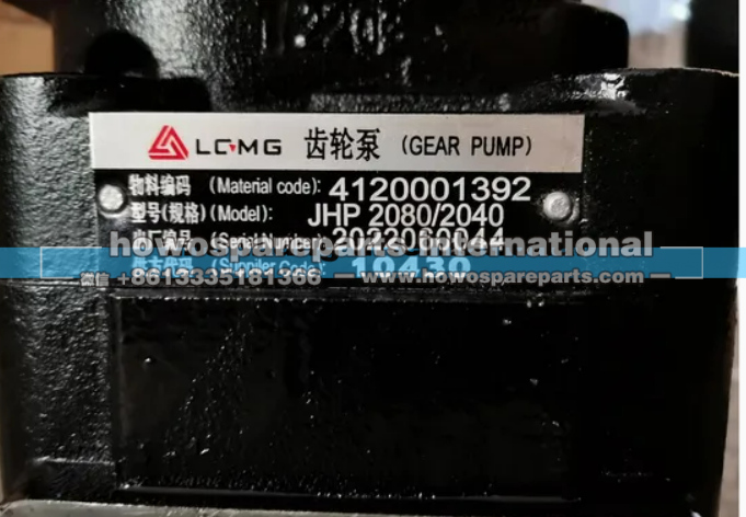 4120001392 齿轮泵Lgmg Mt95 矿卡车备件 hp2080/4120001392