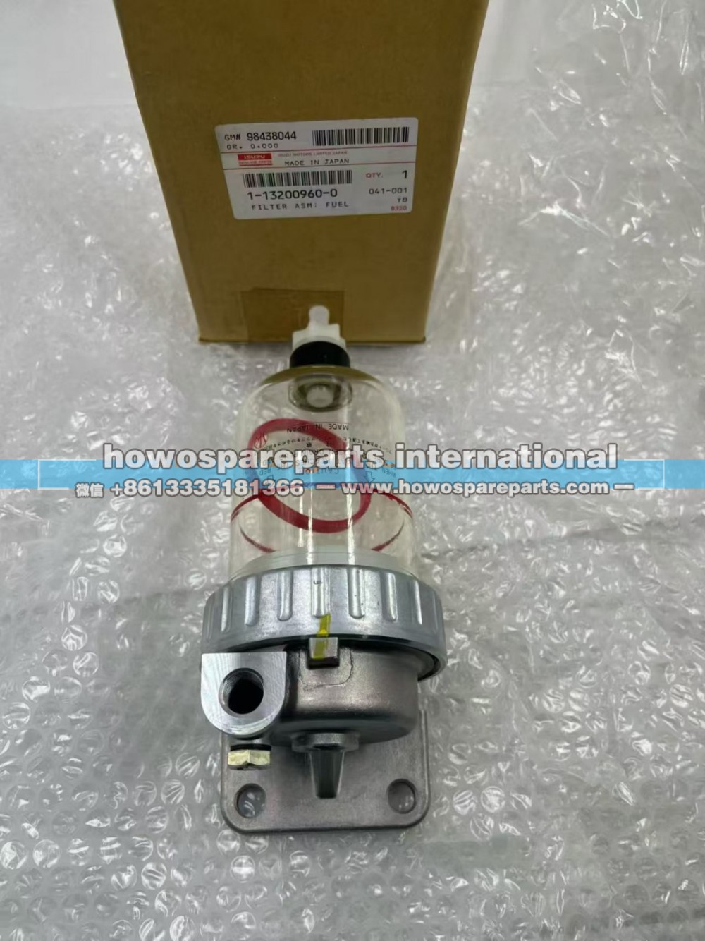 ,五十铃6WG1原装油水分离器,济南冠泽卡车配件营销中心