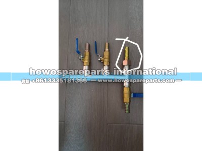 SANY6*4,SANY6*4搅拌车集料斗三一搅拌车分水器,济南冠泽卡车配件营销中心