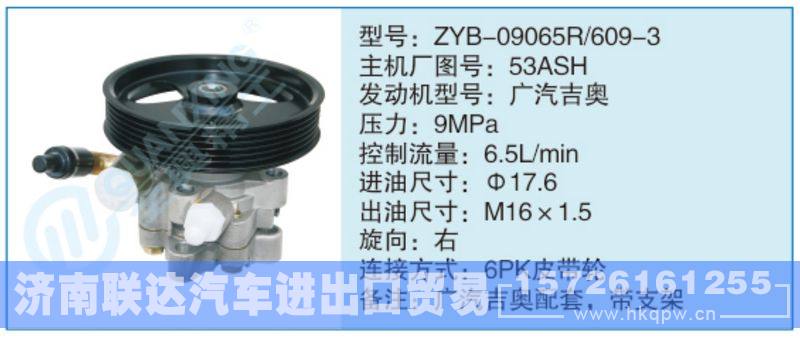 ZYB-09065R-609-3,53ASH小車轉(zhuǎn)向泵系列/ZYB-09065R-609-3,53ASH
