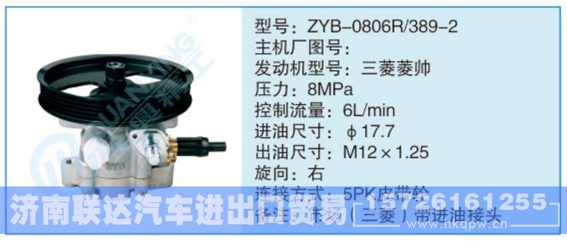 ZYB-0806R-389-2小車(chē)轉(zhuǎn)向泵系列/ZYB-0806R-389-2