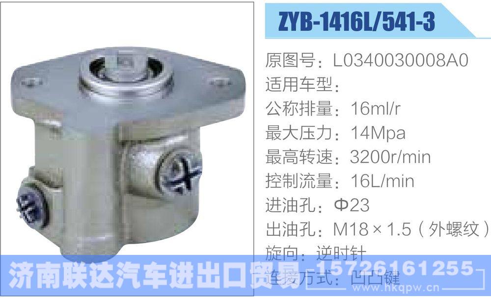 其他系列转向助力泵/L0340030008A0
