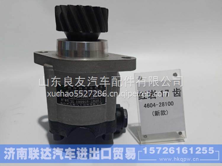 4604-28100 红岩金刚转向助力泵17齿  4604-28100 