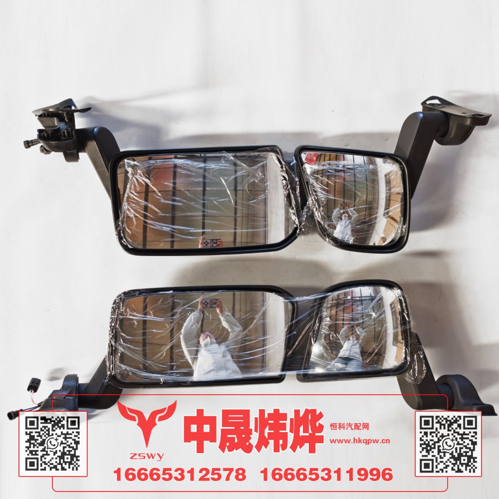 YZ167177000003,豪沃MAX倒车镜电动左,济南中晟炜烨国际贸易有限公司