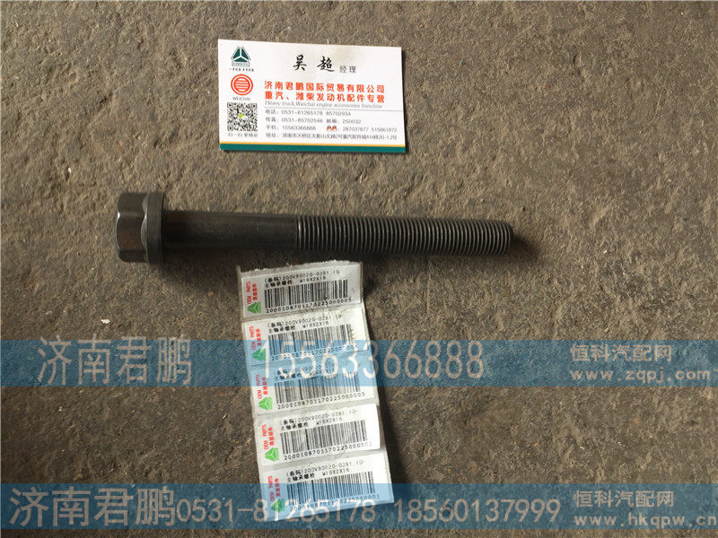 济南君鹏供应200V90020-0391主轴承螺栓