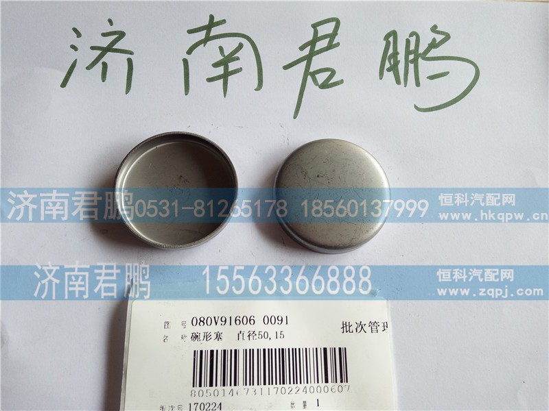 济南君鹏供应080V916060091碗形塞