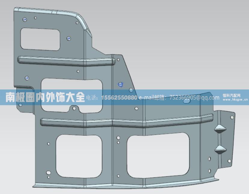 保险杠左连接板总成WG1664247213  HOWO T7M外饰件【南极圈内外饰大全】/WG1664247213