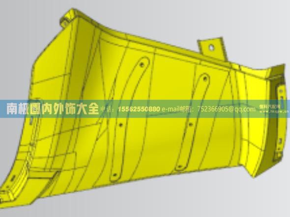 WG1671110144/1右導(dǎo)風(fēng)罩內(nèi)板  濟(jì)寧商用車NJ17內(nèi)外飾件【南極圈內(nèi)外飾大全】/WG1671110144/1