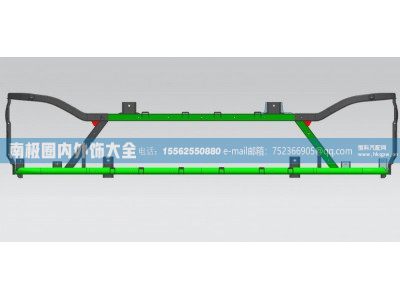 WG9525930210/2,WG9525930210/2保险杠骨架总成(高位),南极圈内外饰大全