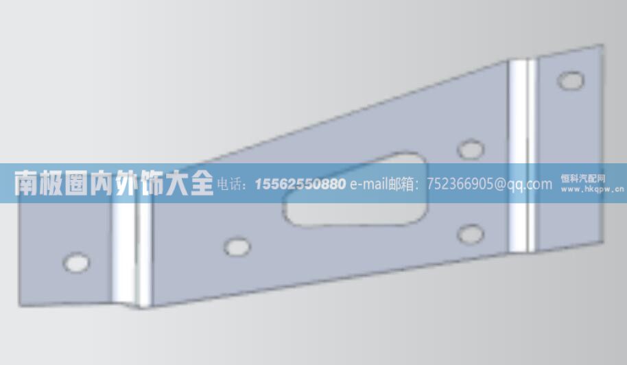 100280300733前保左安装支架 芜湖联合卡车内外饰件【南极圈内外饰大全】/100280300733