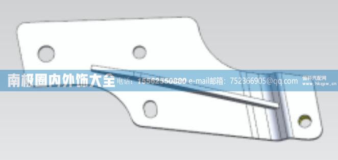 100280300780-1,100280300780-1国六前保左安装支架总成加强筋,南极圈内外饰大全