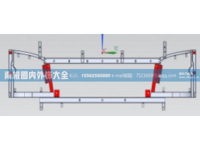 100280300788,100280300788国六前保险杠总成,南极圈内外饰大全