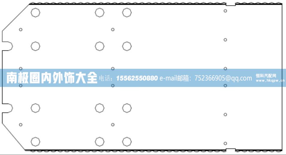 810W61230-0195/1內(nèi)擋泥板(N/F) 汕德卡C7H駕駛室內(nèi)外飾件【南極圈內(nèi)外飾大全】/810W61230-0195/1