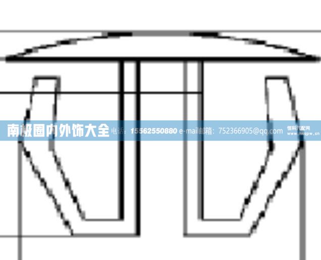 810W96002-0554/1,810W96002-0554/1卡扣,南极圈内外饰大全