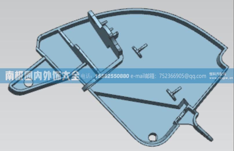 812W62440-0050/1右側(cè)緊固支架（與左件對(duì)稱(chēng)）  汕德卡C7H駕駛室內(nèi)外飾件【南極圈內(nèi)外飾大全】/812W62440-0050/1