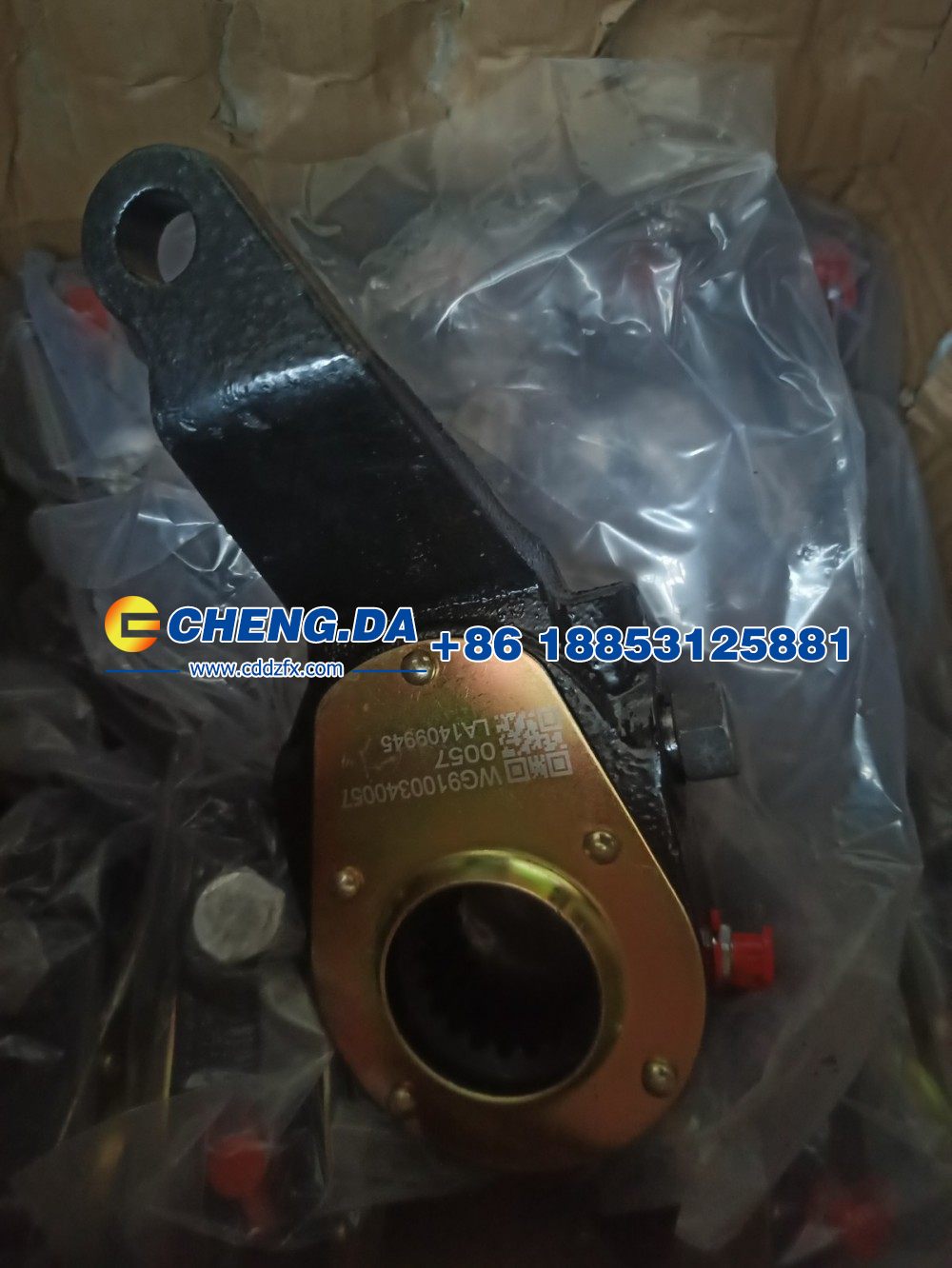 WG9100340057,间隙调整臂总成(右),山东鼎赞飞行汽车制造有限公司