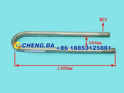 AZ9725520253,后骑马螺栓 M24x92x420,山东鼎赞飞行汽车制造有限公司