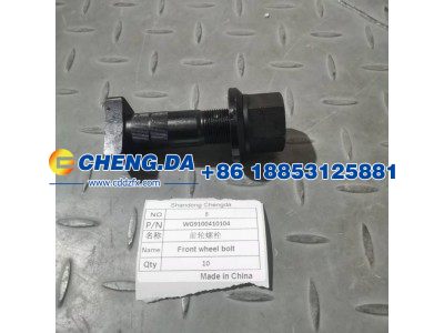 WG9100410104,前轮螺栓总长度M23x98带螺母,山东鼎赞飞行汽车制造有限公司