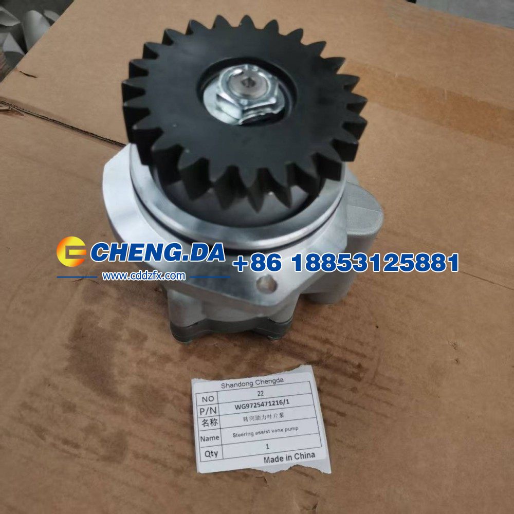 WG9725471216-1,转向助力叶片泵,山东鼎赞飞行汽车制造有限公司