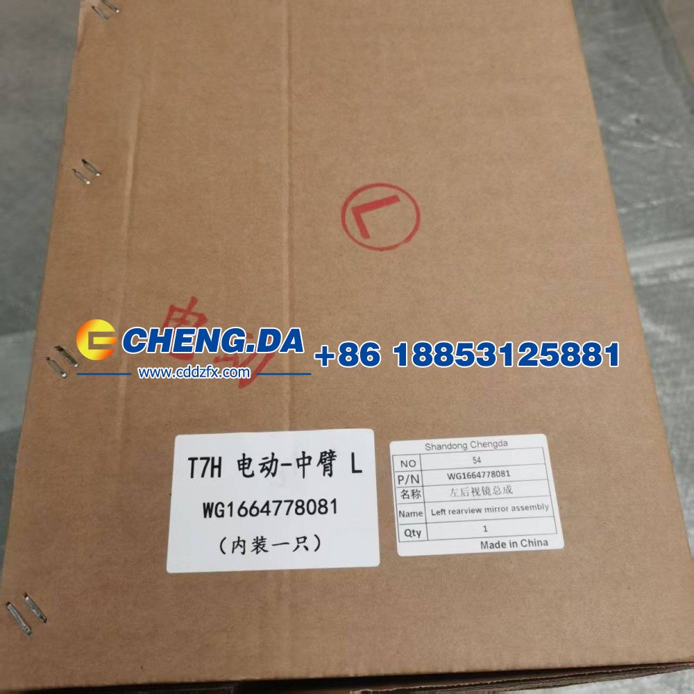 WG1664778081,左后视镜总成,山东鼎赞飞行汽车制造有限公司