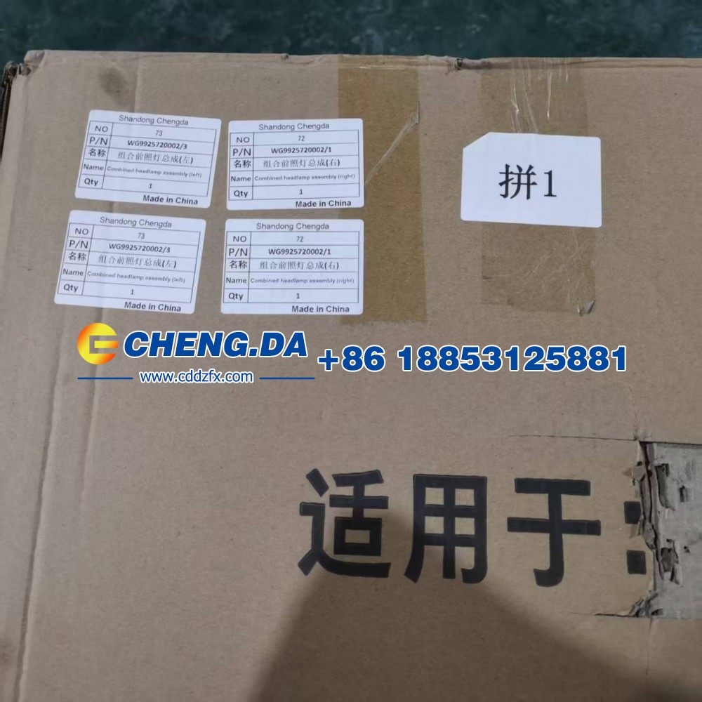 WG9925720002-1,组合前照灯总成(右)10款A7,山东鼎赞飞行汽车制造有限公司