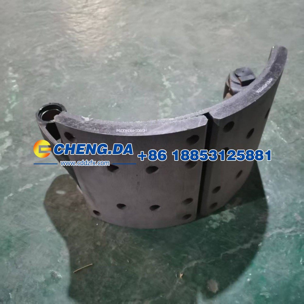 HD90149340095,后制动蹄总成,山东鼎赞飞行汽车制造有限公司