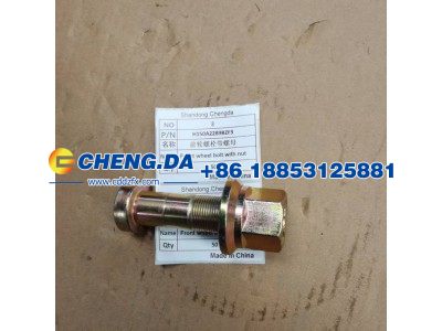 H150A2289BZF3,前轮螺栓带螺母,山东鼎赞飞行汽车制造有限公司