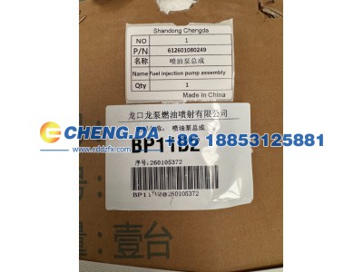 612601080249,喷油泵总成 潍柴原厂,山东鼎赞飞行汽车制造有限公司