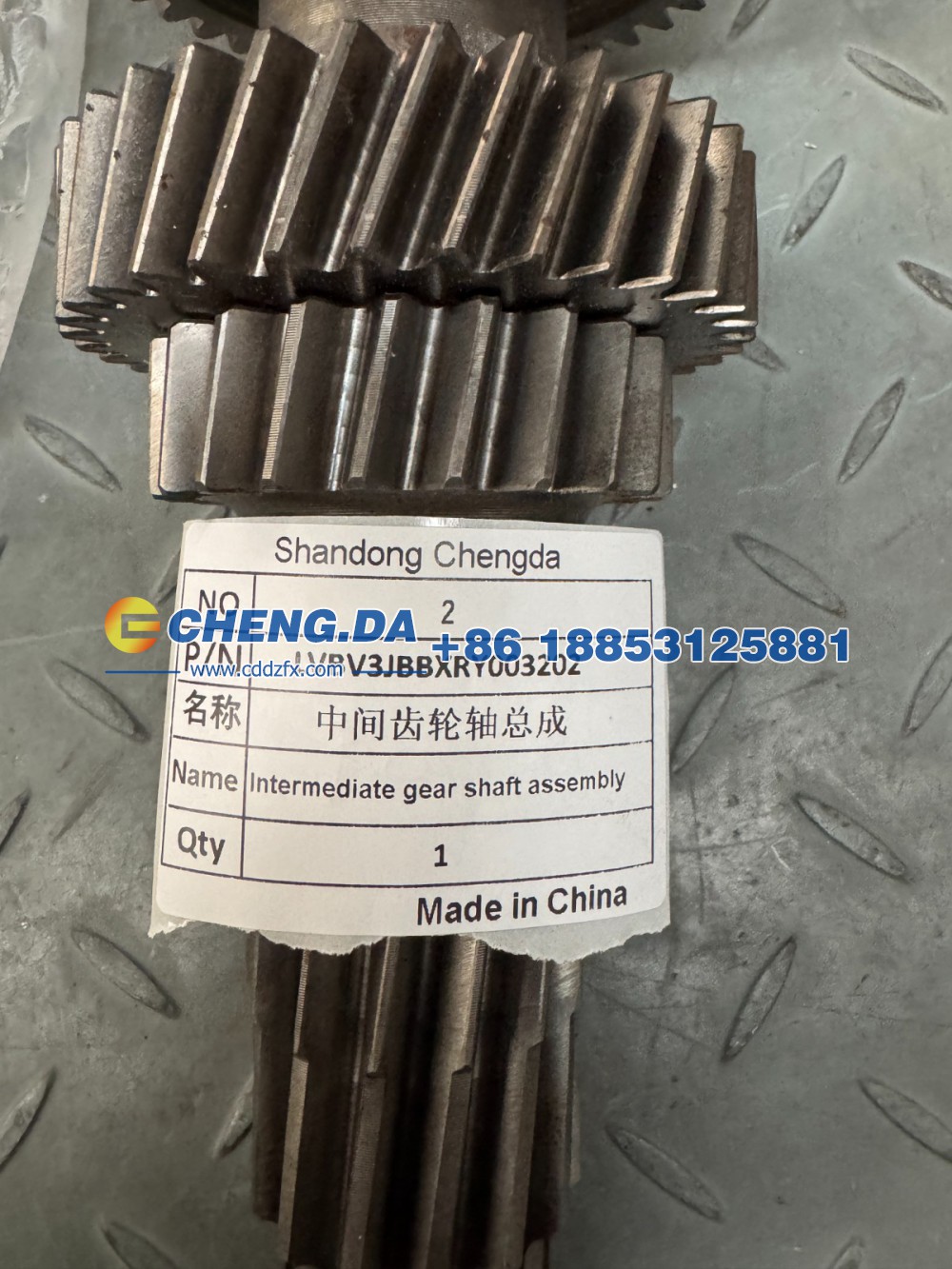 LVBV3JBBXRY003202中间齿轮轴总成图4