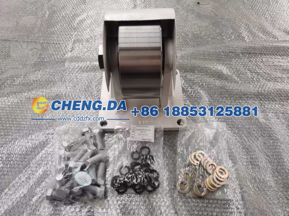 LZGJLBT48SX043554-GLZC滚轮总成（含底座，螺栓，滚轮，防护罩）（副厂）图2